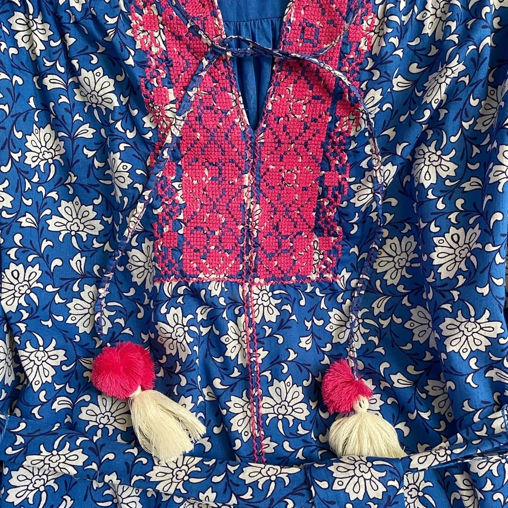 {J.Crew} Embroidered Caftan - Picture 5 of 10